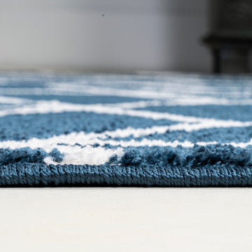 Tumbling Blocks Modern Geometric Area Rug 2